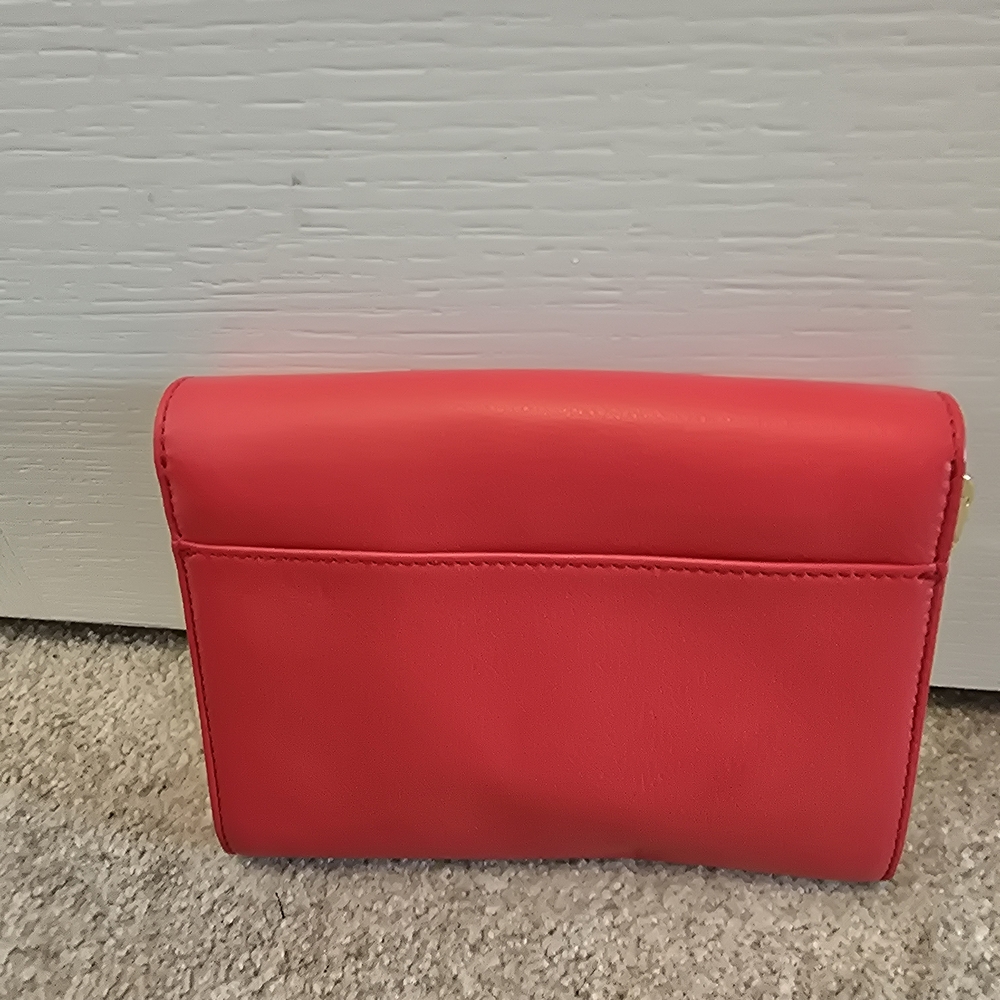 Tory Burch Red Leather Clutch - Picture 2 of 4